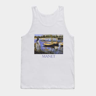 The Seine at Argenteuil by Edouard Manet Tank Top